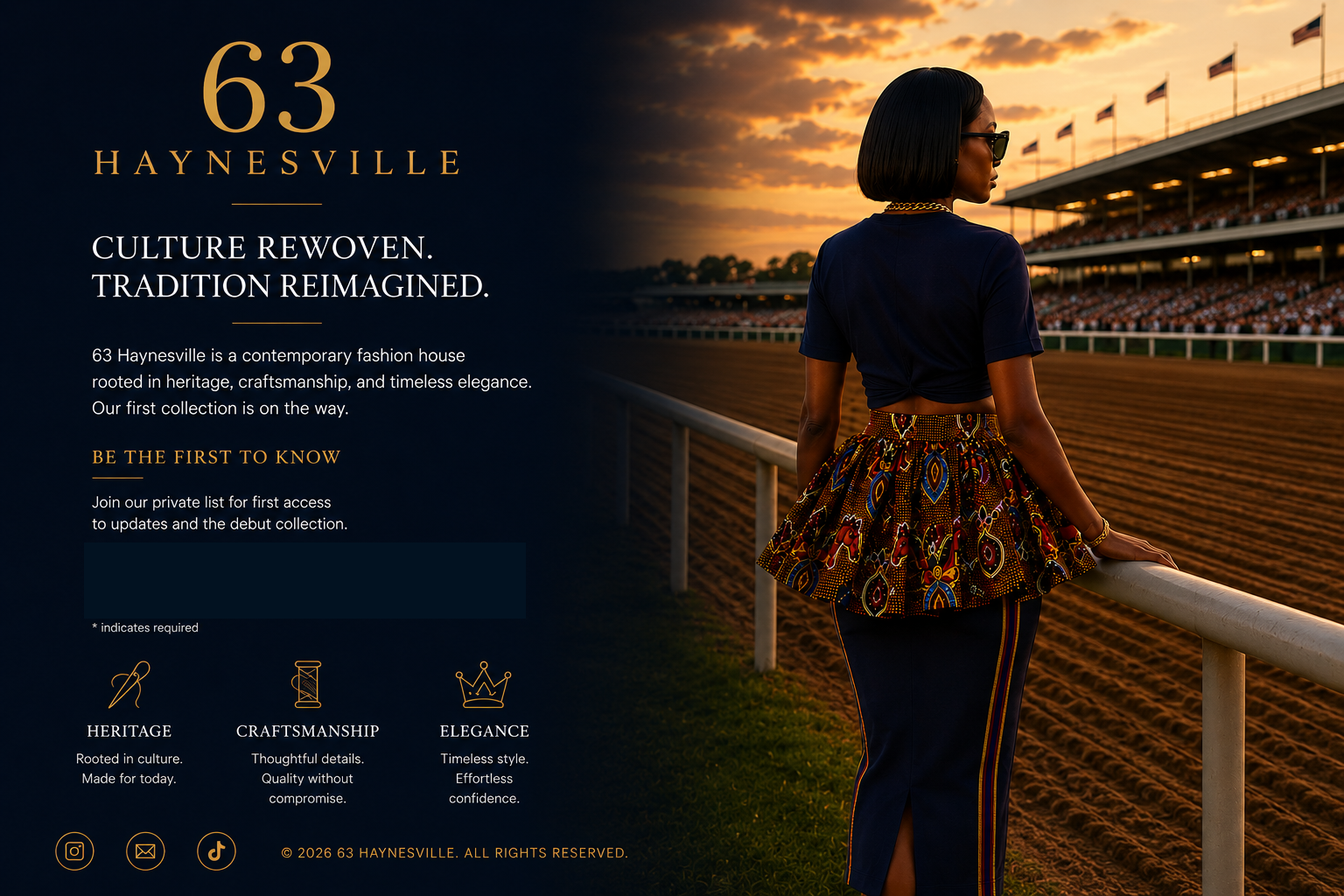 63 Haynesville — Culture rewoven. Tradition reimagined.